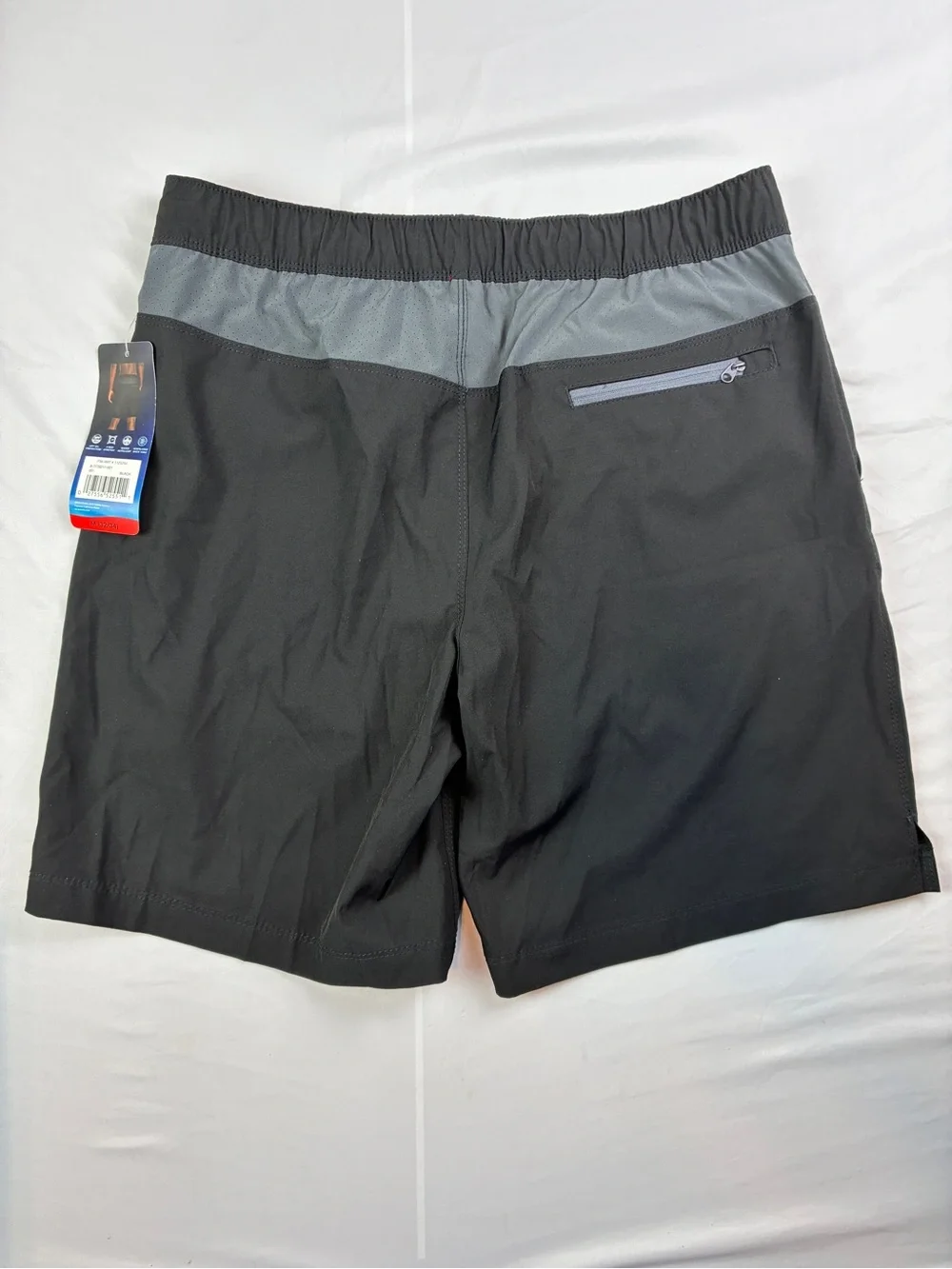 Speedo Men's Black Athletic Swim Shorts